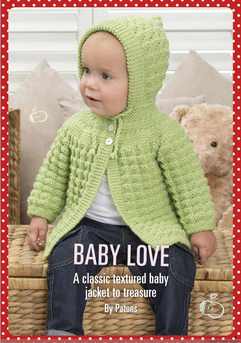 Classic Textured Baby Cardigan Pattern Knitting Free