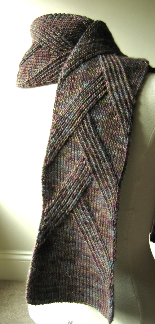 3 Free Knitting Patterns for Scarves with Waves - Knitting Free